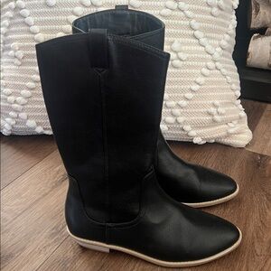 Cat & Jack riding boot 👢 black SZ 5